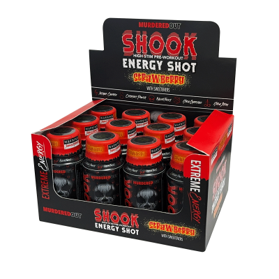 MURDERED OUT SHOOK ENERGY SHOT 12X60ML