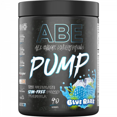 APPLIED NUTRITION ABE PUMP PRE WORKOUT 500G - Blue Razz