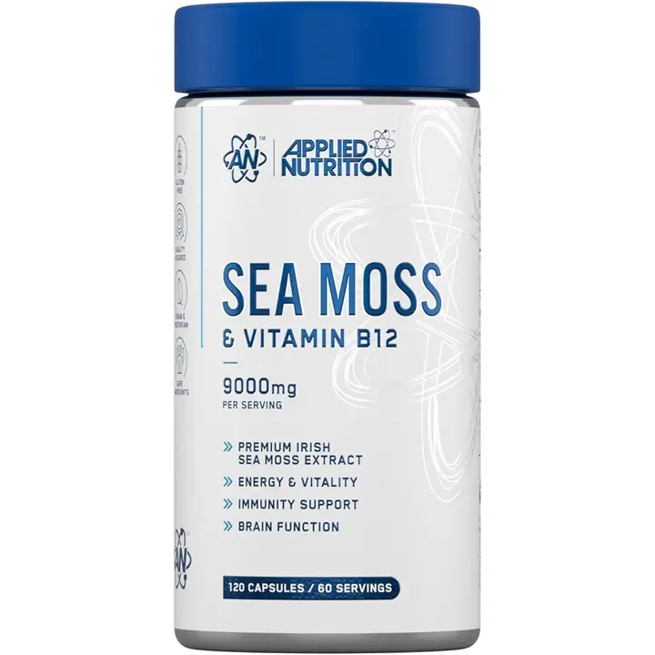 APPLIED NUTRITION SEA MOSS & VITAMIN B12 120 CAPS