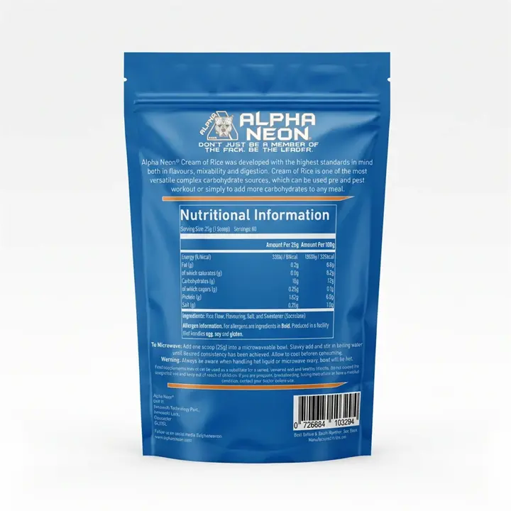 ALPHA NEON CREAM OF RICE 2KG - Image 3